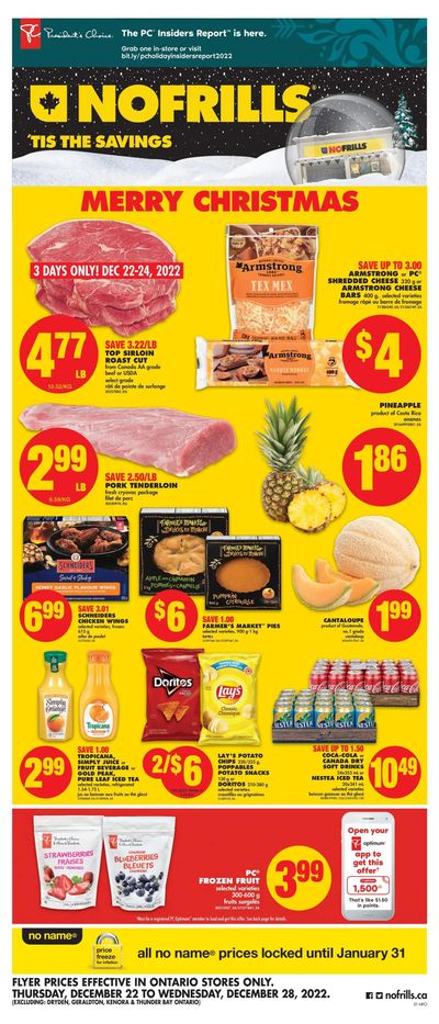 No Frills (ON) Flyer December 22 to 28