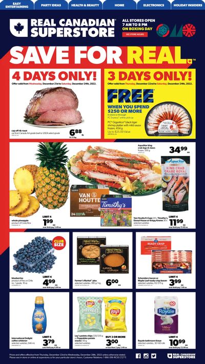 Real Canadian Superstore (ON) Flyer December 22 to 28
