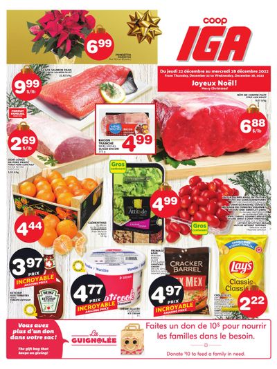 Coop IGA Flyer December 22 to 28