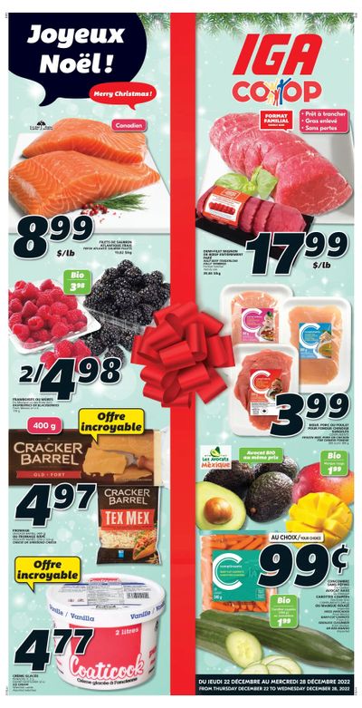 IGA (NB) Flyer December 22 to 28