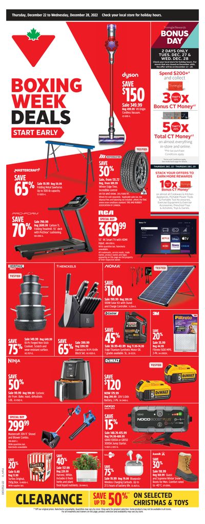 Canadian Tire (QC) Flyer December 22 to 28