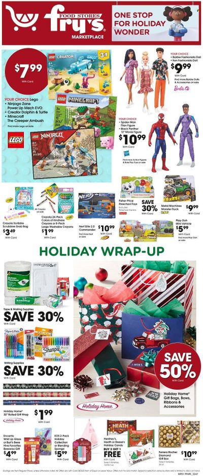 Fry’s (AZ) Weekly Ad Flyer Specials December 21 to December 27, 2022