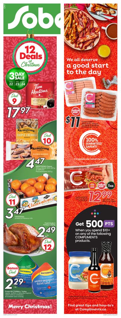 Sobeys (ON) Flyer December 22 to 28