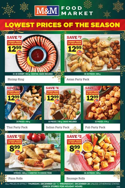 M&M Food Market (ON) Flyer December 22 to 28