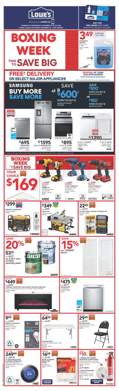 Lowe's (ON) Flyer December 22 to 28