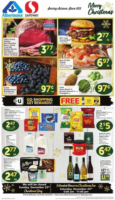 Safeway (AZ, CO, ID, MT, NE, NM) Weekly Ad Flyer Specials December 21 to December 27, 2022