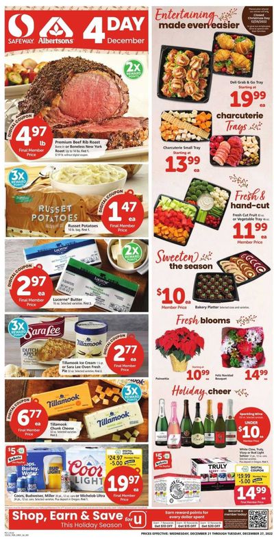 Safeway (OR) Weekly Ad Flyer Specials December 21 to December 27, 2022