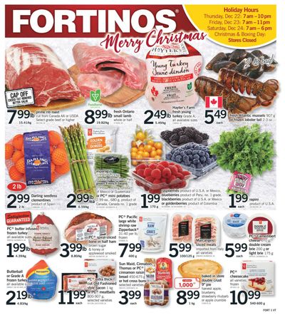 Fortinos Flyer December 22 to 28