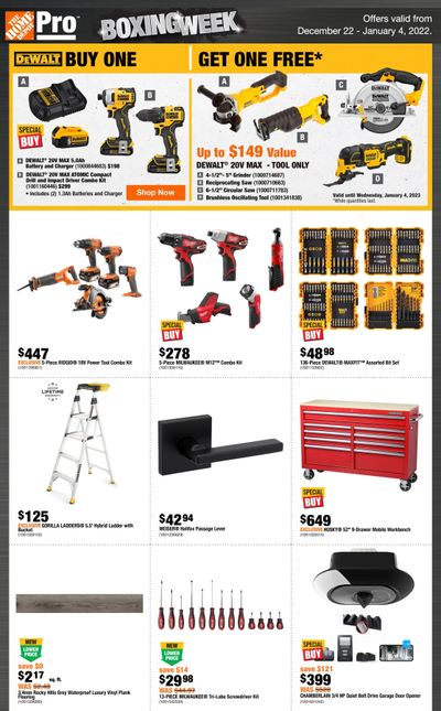 Home Depot Pro Flyer December 22 to January 4