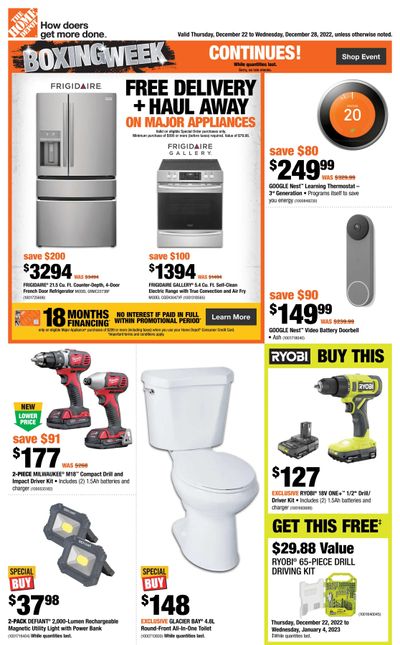 Home Depot (BC) Flyer December 22 to 28