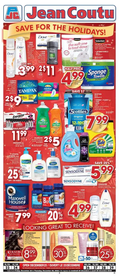 Jean Coutu (ON) Flyer December 23 to 29