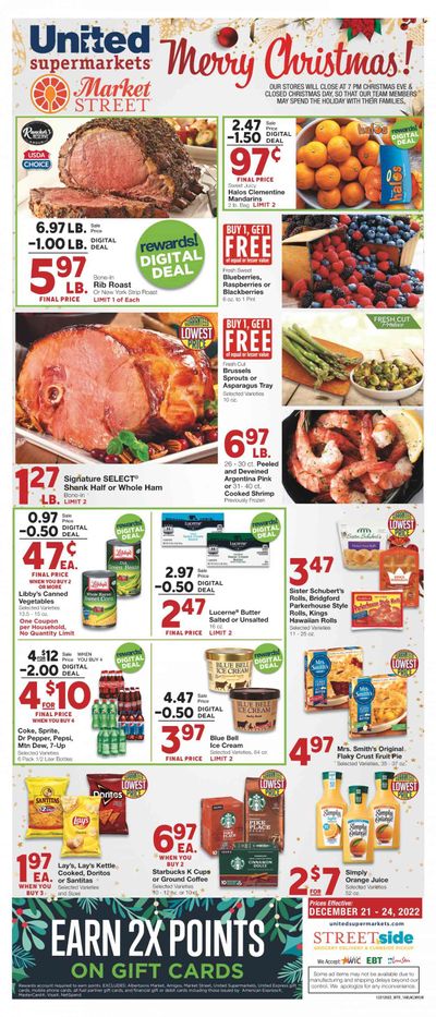 United Supermarkets (TX) Weekly Ad Flyer Specials December 21 to December 24, 2022