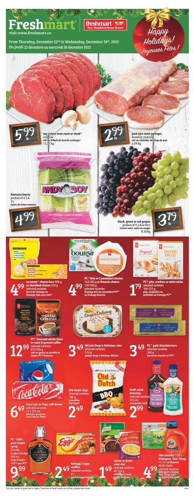 Freshmart (Atlantic) Flyer December 22 to 28