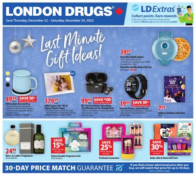 London Drugs Last Minute Gift Ideas Flyer December 22 to 24