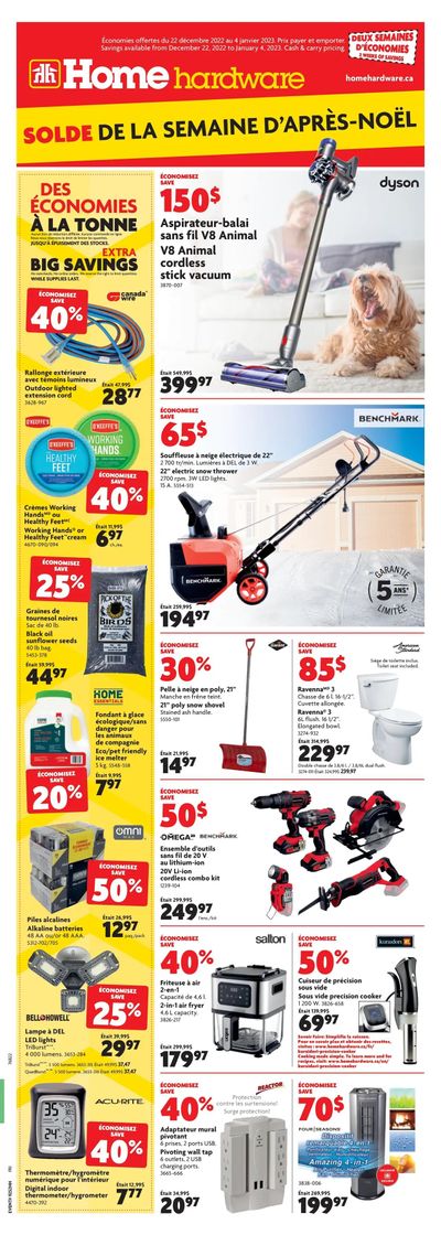 Home Hardware (QC) Flyer December 22 to January 4