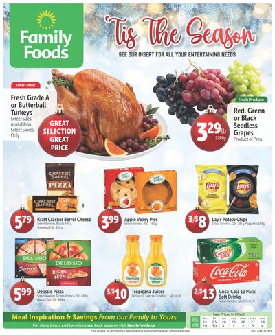 Family Foods Flyer December 22 to January 4
