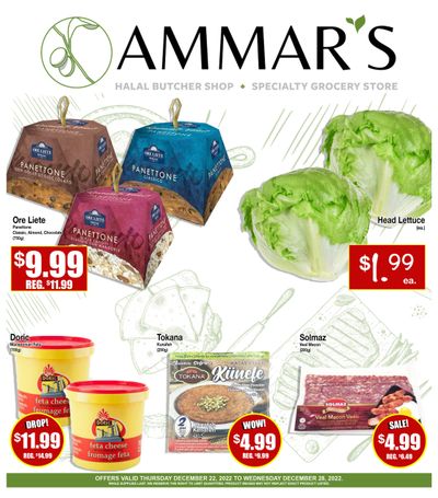 Ammar's Halal Meats Flyer December 22 to 28