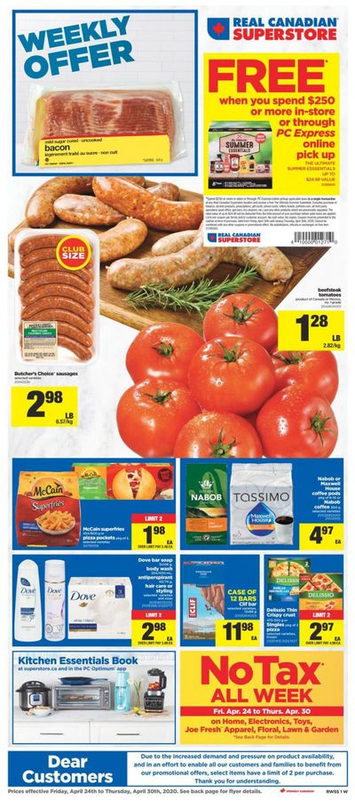 Real Canadian Superstore (West) Flyer April 24 to 30