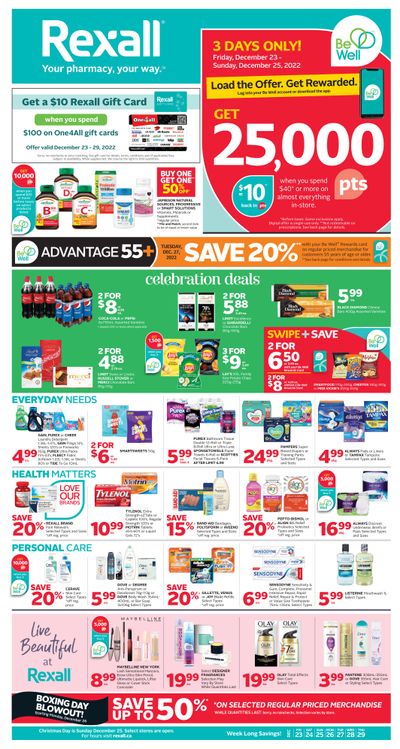 Rexall (AB, SK & MB) Flyer December 23 to 29