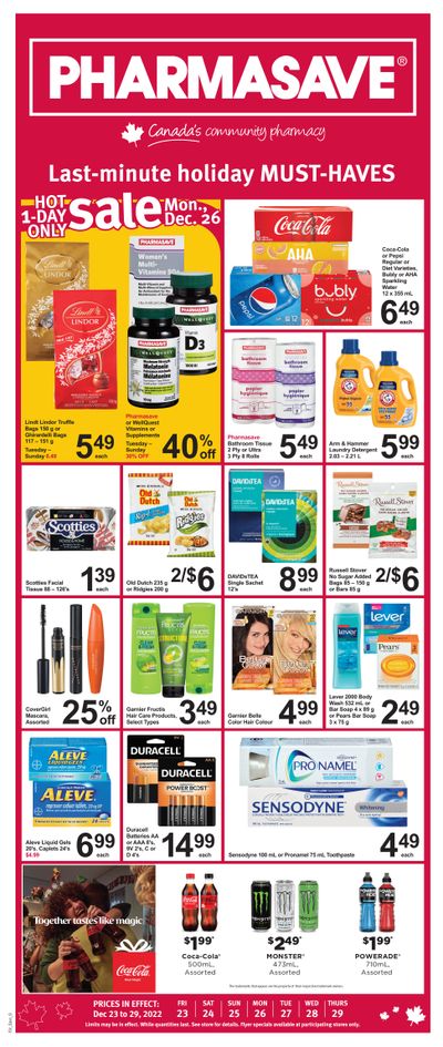 Pharmasave (ON) Flyer December 23 to 29