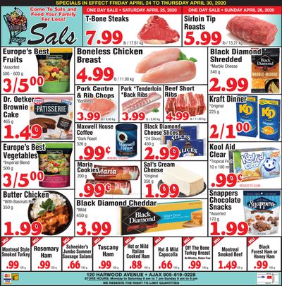 Sal's Grocery Flyer April 24 to 30