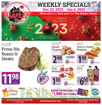 The Market Stores Flyer December 22 to Janaury 4