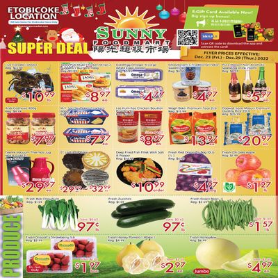 Sunny Foodmart (Etobicoke) Flyer December 23 to 29