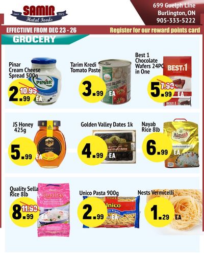 Samir Supermarket Flyer December 23 to 26