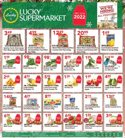 Lucky Supermarket (Calgary) Flyer December 23 to 29