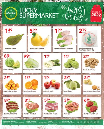 Lucky Supermarket (Winnipeg) Flyer December 23 to 29