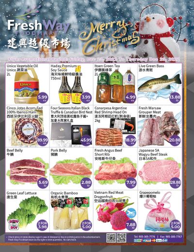 FreshWay Foodmart Flyer December 23 to 29