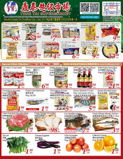 Tone Tai Supermarket Flyer December 23 to 29