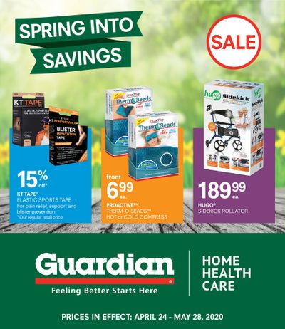 Guardian Home Healthcare Flyer April 24 to May 28