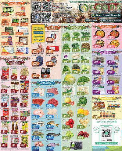 Oceans Fresh Food Market (Main St., Brampton) Flyer December 23 to 29