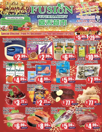 Fusion Supermarket Flyer December 23 to 29