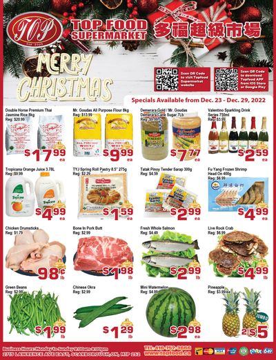 Top Food Supermarket Flyer December 23 to 29