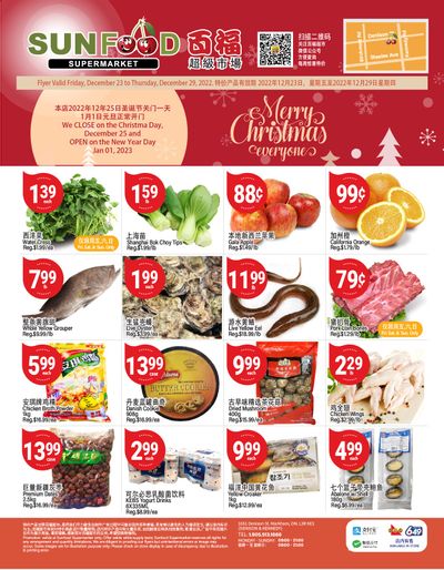 Sunfood Supermarket Flyer December 23 to 29