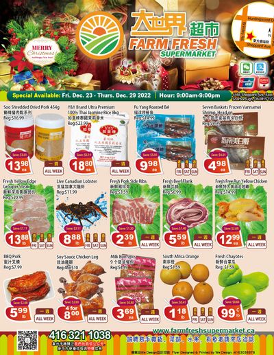 Farm Fresh Supermarket Flyer December 23 to 29