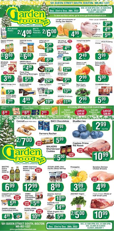 Garden Foods Flyer December 23 to 28