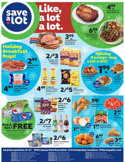 Save a Lot Weekly Ad Flyer Specials December 21 to December 27, 2022