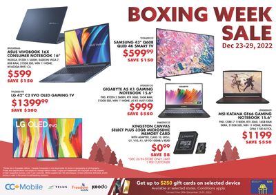 Canada Computers Boxing Week Sale Flyer December 23 to 29