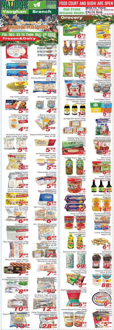 Nations Fresh Foods (Vaughan) Flyer December 23 to 29