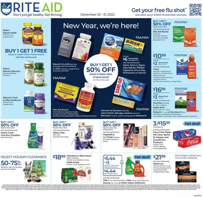 RITE AID Weekly Ad Flyer Specials December 25 to December 31, 2022