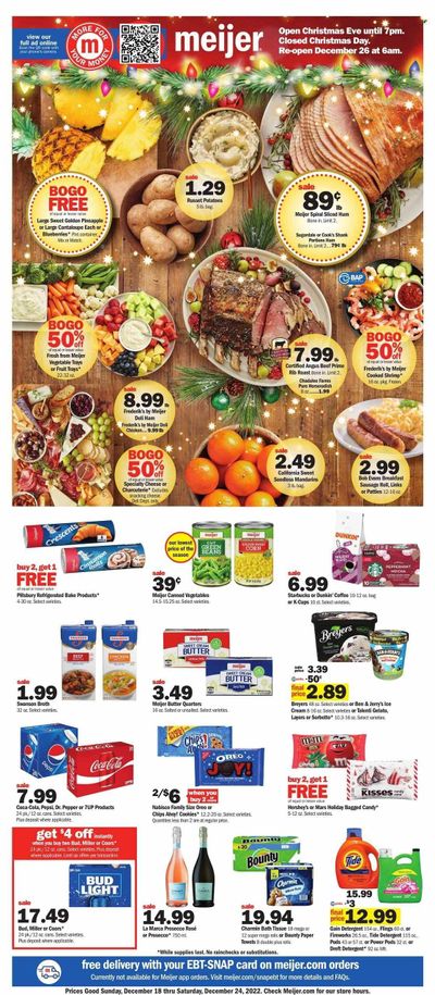 Meijer (IL) Weekly Ad Flyer Specials December 18 to December 24, 2022