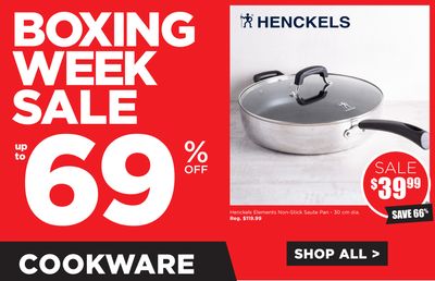 Kitchen Stuff Plus Canada Boxing Week Sale 2022: Save Save 69% on Cookware & More