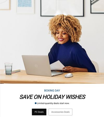 DELL Canada Boxing Day / Boxing Day Sale 2022: Save up to 50% off PCs and More