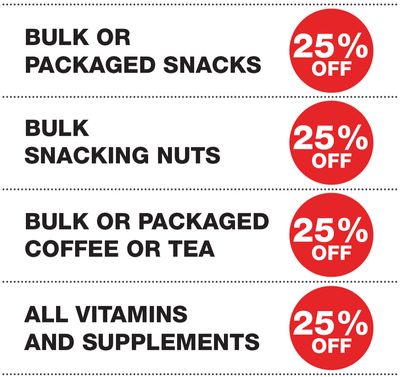 Bulk Barn Canada Deals: Save 25% Off Select Products