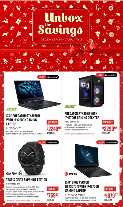 Canex Unbox The Savings Flyer December 24 to January 2