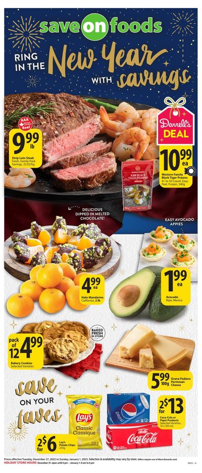 Save On Foods (BC) Flyer December 27 to January 1