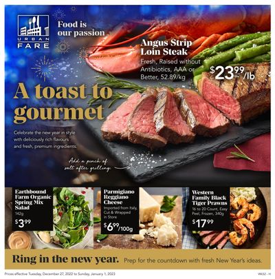 Urban Fare Flyer December 27 to January 1